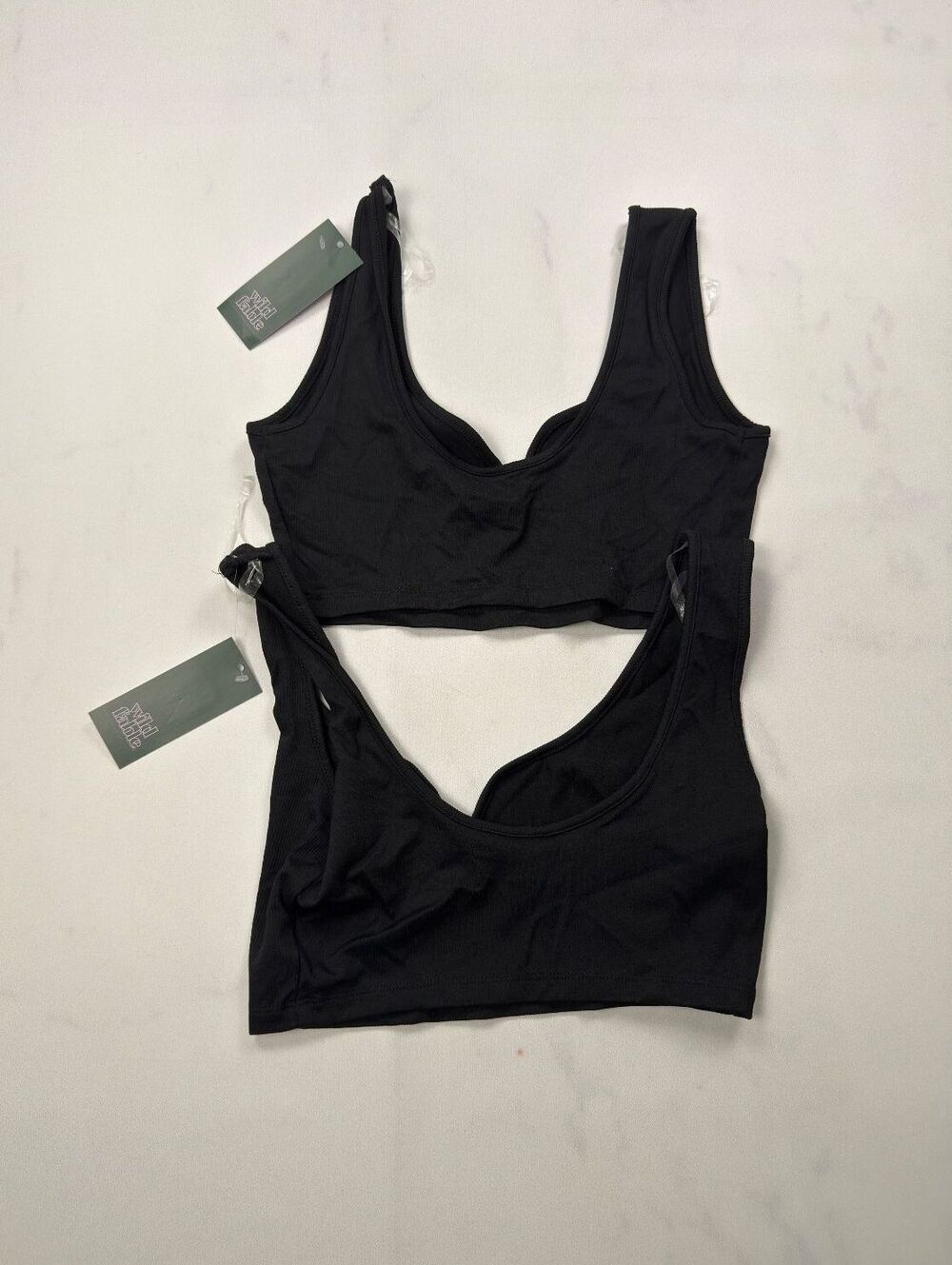 Wild Fable Bra Top Black Lot of 2 - Women L